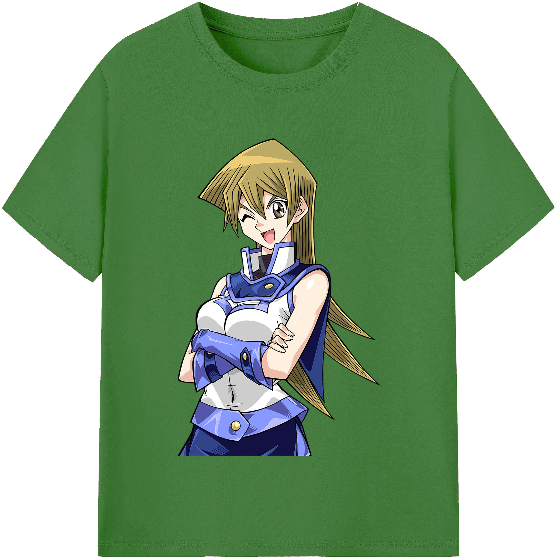 （画像用） 遊☆戯☆王 Yu-Gi-Oh! レディースカジュアルプリントTシャツ（綿100％）